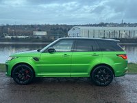 USED 2020 70 LAND ROVER RANGE ROVER SPORT SVR 5.0 P575 V8 GPF SVR SUV 5dr Petrol Auto 4WD Euro 6 (s/s) (575 ps) SUPER LOW MILEAGE EXAMPLE THAT HAS BEEN OVER SERVICED BY A MAIN DEALER, CARBON PACK