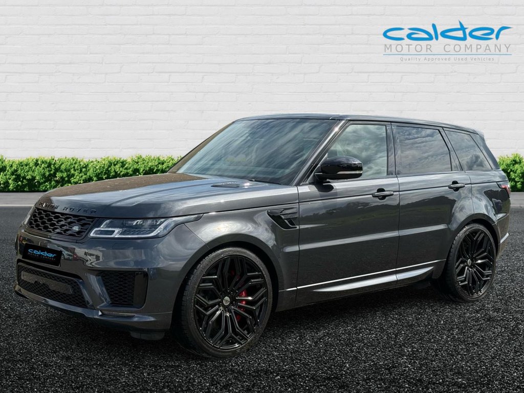 USED 2022 22 LAND ROVER RANGE ROVER SPORT 2.0 P400e 13.1kWh HSE Dynamic Black SUV 5dr Petrol Plug-in Hybrid Auto 4WD Euro 6 (s/s) (404 ps) PANROOF+21"ALLOYS+MERIDIAN SOUNDS