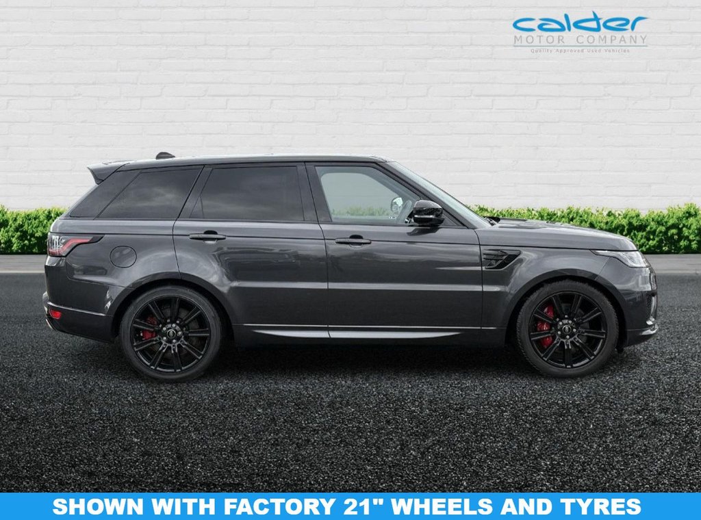 USED 2022 22 LAND ROVER RANGE ROVER SPORT 2.0 P400e 13.1kWh HSE Dynamic Black SUV 5dr Petrol Plug-in Hybrid Auto 4WD Euro 6 (s/s) (404 ps) PANROOF+21"ALLOYS+MERIDIAN SOUNDS