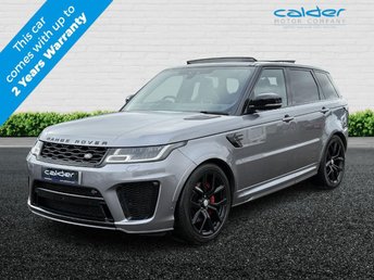 2021 LAND ROVER RANGE ROVER SPORT 5.0 P575 V8 GPF SVR SUV 5dr Petrol Auto 4WD Euro 6 (s/s) (575 ps) &pound;45250.00