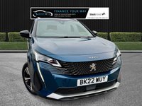 USED 2022 22 PEUGEOT 3008 1.2 PureTech GT SUV 5dr Petrol Manual Euro 6 (s/s) (130 ps) HERE AT MOTOR SWITCH YOUR NEW MOTOR IS JUST A SWITCH AWAY WITH THIS PEUGEOT 3008 PURETECH GT SUV 5DR 1.2 PETROL MANUAL EURO 6, WHICH COMES WITH A FULL 12 MONTHS NATIONWIDE WARRANTY AND ALSO COMES WITH A FULL 12 MONTHS MOT, THIS VEHICLE ALOS HAS 2 X SERVICE HISTORY STAMPS AND WILL BE FRESHLY SERVICED BEFORE IT LEAVES US TO BRING IT BACK UP TO DATE, WITH ONLY 1 FORMER KEEPER, ALSO COMES WITH 2 KEYS AND HAS LOW MILEAGE, FINANCE AVAILABLE FROM 9.9% APR, FULLY VALETED USING AUTO SMART PRODUCTS