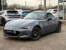 USED 2021 21 MAZDA MX-5 1.5 SKYACTIV-G R-Sport Convertible 2dr Petrol Manual Euro 6 (s/s) (132 ps) Finished in POLYMETAL GREY MET with sport LEATHER TRIM. This MX-5 is much more practical than you would expect of a sports car, with a reasonable boot and space for two adults. It is a great little sports car for the money with features that include, Sat Nav, DAB Radio, BOSE Speakers, Leather, Cruise control, B/Tooth, Remote Locking, Alloys and much more. Dealer Serviced at 4832 miles, 9822 miles, 19098 miles and on arrival at 26155 miles.