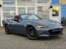 USED 2021 21 MAZDA MX-5 1.5 SKYACTIV-G R-Sport Convertible 2dr Petrol Manual Euro 6 (s/s) (132 ps) Finished in POLYMETAL GREY MET with sport LEATHER TRIM. This MX-5 is much more practical than you would expect of a sports car, with a reasonable boot and space for two adults. It is a great little sports car for the money with features that include, Sat Nav, DAB Radio, BOSE Speakers, Leather, Cruise control, B/Tooth, Remote Locking, Alloys and much more. Dealer Serviced at 4832 miles, 9822 miles, 19098 miles and on arrival at 26155 miles.