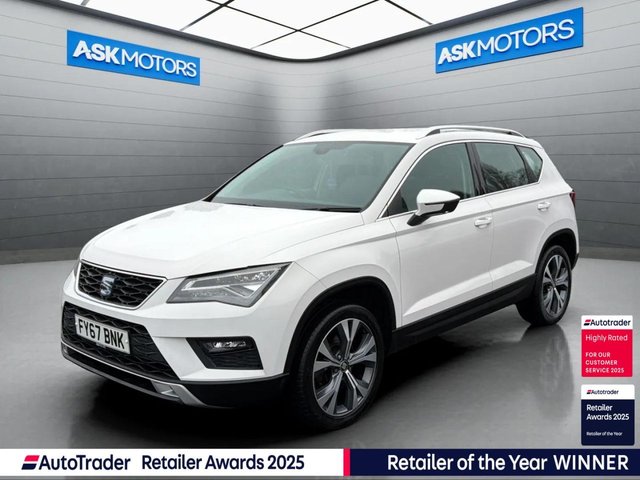 View our Seat Ateca 1.6 TDI Ecomotive SE Technology SUV 5dr Diesel Manual Euro 6 (s/s) (115 ps) SATNAV 2 REG KEEPERS SERVICE HISTORY SPARE KEY 