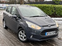 USED 2014 64 FORD B-MAX 1.0T EcoBoost Zetec MPV 5dr Petrol Manual Euro 5 (s/s) (125 ps) STUNNING+1FMO+SH+BT+DAB