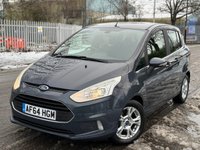 USED 2014 64 FORD B-MAX 1.0T EcoBoost Zetec MPV 5dr Petrol Manual Euro 5 (s/s) (125 ps) STUNNING+1FMO+SH+BT+DAB