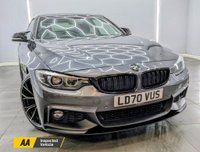 USED 2020 70 BMW 4 SERIES 2.0 430i GPF M Sport Coupe 2dr Petrol Auto Euro 6 (s/s) (252 ps) 20'' ALLOY WHEELS , M SPORT BODY KIT , SERVICER HISTORY , FRONT AND REAR PARKING SENSORS , HEATED LEATHER SEATS , SAT NAV , CRUISE