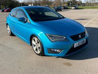 USED 2013 03 SEAT LEON 2.0 TDI CR FR Sport Coupe 3dr Diesel Manual Euro 5 (s/s) (184 ps) FRONT & REAR PARKING SENSORS USB