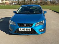 USED 2013 03 SEAT LEON 2.0 TDI CR FR Sport Coupe 3dr Diesel Manual Euro 5 (s/s) (184 ps) FRONT & REAR PARKING SENSORS USB