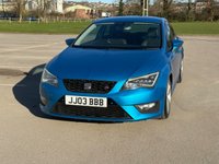 USED 2013 03 SEAT LEON 2.0 TDI CR FR Sport Coupe 3dr Diesel Manual Euro 5 (s/s) (184 ps) FRONT & REAR PARKING SENSORS USB