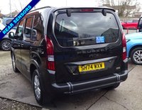 USED 2024 74 PEUGEOT RIFTER 1.5L WHEELCHAIR ACCESS WAV NEW SHAPE 3 seats + Wheelchair Access