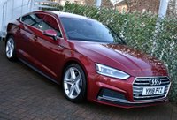 USED 2018 18 AUDI A5 2.0TDi ULTRA S-LINE SPORTBACK 5 DOOR S-TRONIC AUTO 187 BHP (EURO 6) Nav / Apple Car Play / Park Assist