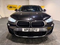 USED 2019 19 BMW X2 2.0 20i M Sport X SUV 5dr Petrol DCT sDrive Euro 6 (s/s) (192 ps) Sat Nav-Black leather-Cruise-DAB Radio-Climate-Rear camera-Heated seats-Park sensors-Privacy-18