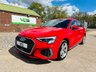USED 2021 21 AUDI A3 1.4 TFSIe 40 S line Sportback 5dr Petrol Plug-in Hybrid S Tronic Euro 6 (s/s) 13kWh (204 ps) 