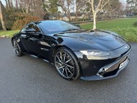 USED 2019 69 ASTON MARTIN VANTAGE 4.0 V8 Coupe 2dr Petrol Auto Euro 6 (510 ps) SUPERB 2 OWNER VANTAGE IN BLACK WITH BLACK AND RED LEATHER FSH