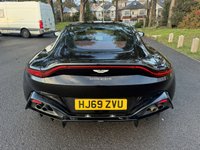 USED 2019 69 ASTON MARTIN VANTAGE 4.0 V8 Coupe 2dr Petrol Auto Euro 6 (510 ps) SUPERB 2 OWNER VANTAGE IN BLACK WITH BLACK AND RED LEATHER FSH