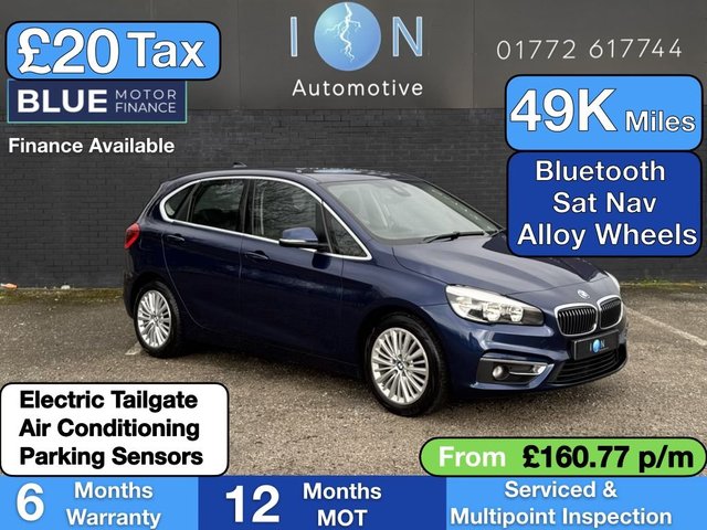 2015 2 SERIES ACTIVE TOURER 1.5 216D LUXURY 20 TAX, SAT NAV, SENSORS, DAB YEAR... photo