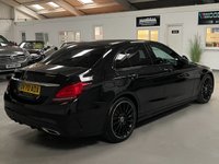 USED 2020 70 MERCEDES-BENZ C-CLASS 1.5 C200 AMG Line Night Edition (Premium) Saloon 4dr Petrol G-Tronic+ Euro 6 (s/s) (198 ps) 19"S+W/LESS CHARGE+REAR CAMERA