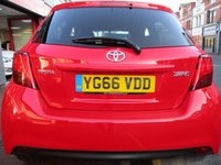 USED 2016 66 TOYOTA YARIS 1.33 Dual VVT-i Icon Hatchback 5dr Petrol Manual Euro 6 (99 ps) STUNNING EXAMPLE ,�&pound;35 ROAD TAX ,6 MONTHS WARRANTY ,8 MAIN DEALER SERVICE STAMPS ,2 KEYS ,AIR-CON ,ALLOYS ,CREDIT TOO PREVIOUS OWNER , 