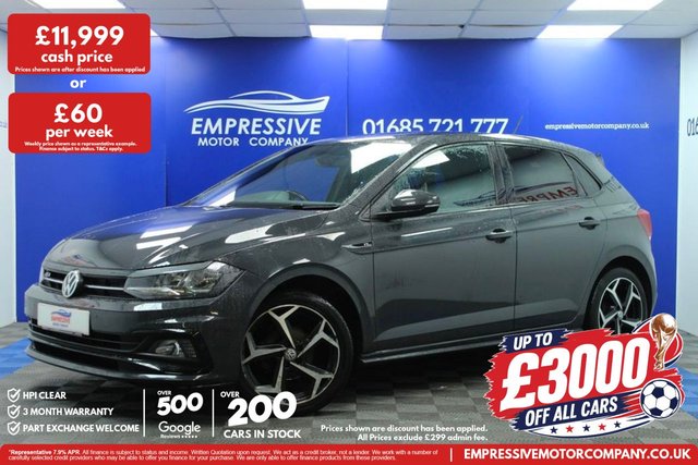 View our Volkswagen Polo 1.0 TSI GPF R-Line Hatchback 5dr Petrol Manual Euro 6 (s/s) (95 ps)