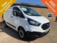 USED 2019 69 FORD TRANSIT CUSTOM 2.0 300 EcoBlue Leader Panel Van 5dr Diesel Manual L1 H1 Euro 6 (s/s) (105 ps) 1 owner from new F.S.H