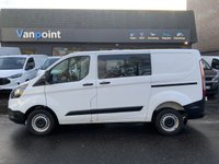 USED 2022 22 FORD TRANSIT CUSTOM 2.0 300 EcoBlue Leader Crew Van Double Cab 5dr Diesel Manual L1 H1 Euro 6 (s/s) (105 ps) 1 OWNER, STUNNING 1 YEARS MOT