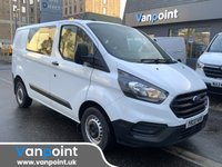 USED 2022 22 FORD TRANSIT CUSTOM 2.0 300 EcoBlue Leader Crew Van Double Cab 5dr Diesel Manual L1 H1 Euro 6 (s/s) (105 ps) 1 OWNER, STUNNING 1 YEARS MOT