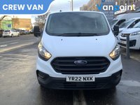 USED 2022 22 FORD TRANSIT CUSTOM 2.0 300 EcoBlue Leader Crew Van Double Cab 5dr Diesel Manual L1 H1 Euro 6 (s/s) (105 ps) 1 OWNER, STUNNING 1 YEARS MOT
