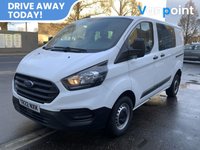 USED 2022 22 FORD TRANSIT CUSTOM 2.0 300 EcoBlue Leader Crew Van Double Cab 5dr Diesel Manual L1 H1 Euro 6 (s/s) (105 ps) 1 OWNER, STUNNING 1 YEARS MOT