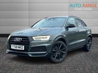 USED 2018 68 AUDI Q3 1.4 TFSI CoD Black Edition SUV 5dr Petrol S Tronic Euro 6 (s/s) (150 ps) lovely low miles! auto! lovely colour! gloss black alloys! Economical!