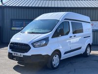 USED 2018 03 FORD TRANSIT CUSTOM 2.0 300 EcoBlue Panel Van 5dr Diesel Manual L2 H2 Euro 6 (105 ps) CAMPER CONVERSION, NO VAT,