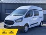 USED 2018 03 FORD TRANSIT CUSTOM 2.0 300 EcoBlue Panel Van 5dr Diesel Manual L2 H2 Euro 6 (105 ps) CAMPER CONVERSION, NO VAT,