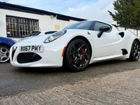 USED 2017 67 ALFA ROMEO 4C 1750 TBi Coupe 2dr Petrol TCT Euro 6 (240 bhp) OVER &pound;8000 OF EXTRAS & JUST 2 OWNERS.