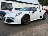 USED 2017 67 ALFA ROMEO 4C 1750 TBi Coupe 2dr Petrol TCT Euro 6 (240 bhp) OVER &pound;8000 OF EXTRAS & JUST 2 OWNERS.