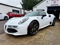 USED 2017 67 ALFA ROMEO 4C 1750 TBi Coupe 2dr Petrol TCT Euro 6 (240 bhp) OVER &pound;8000 OF EXTRAS & JUST 2 OWNERS.