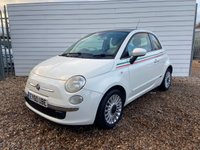 USED 2010 60 FIAT 500 1.2 Lounge Hatchback 3dr Petrol Manual Euro 5 (s/s) (69 bhp) 2 keys, sunroof, ulez
