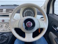 USED 2010 60 FIAT 500 1.2 Lounge Hatchback 3dr Petrol Manual Euro 5 (s/s) (69 bhp) 2 keys, sunroof, ulez