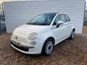 USED 2010 60 FIAT 500 1.2 Lounge Hatchback 3dr Petrol Manual Euro 5 (s/s) (69 bhp) 2 keys, sunroof, ulez