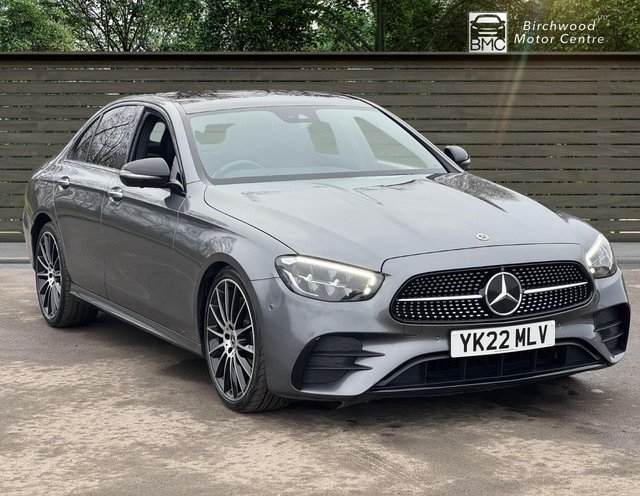 2022 22 MERCEDES-BENZ E-CLASS 2.0 E220dh MHEV AMG Line Night Edition (Premium Plus) Saloon 4dr Diesel Hybrid G-Tronic+ Euro 6 (s/s) (220 ps) FRONT AND REAR SENSORS, ULEZ, FULL LEATHER TRIM