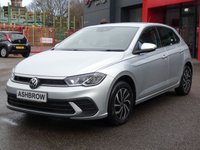 USED 2022 72 VOLKSWAGEN POLO 1.0 TSI Life 5d 95 S/S 1 OWNER FROM NEW, FULL VW SERVICE HISTORY, APPLE CARPLAY / ANDROID AUTO (GIVES YOU SAT NAV), DIGITAL DASH, LANE ASSIST, CRUISE CONTROL & SPEED LIMITER, FRONT ASSIST, ELECTRIC FOLDING HEATED MIRRORS, DAB RADIO, BLUETOOTH, MANUAL GEARBOX, ALLOY WHEELS, AUTOMATIC HEADLIGHTS & WIPERS, AUTO DIMMING REAR VIEW MIRROR, LEATHER MULTIFUNCTION STEERING WHEEL, FRONT CENTRE ARM REST, AIR CON, 2x USB PORTS, ILLUMINATING VANITY MIRRORS, ISO FIX