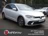 USED 2022 72 VOLKSWAGEN POLO 1.0 TSI Life 5d 95 S/S 1 OWNER FROM NEW, FULL VW SERVICE HISTORY, APPLE CARPLAY / ANDROID AUTO (GIVES YOU SAT NAV), DIGITAL DASH, LANE ASSIST, CRUISE CONTROL & SPEED LIMITER, FRONT ASSIST, ELECTRIC FOLDING HEATED MIRRORS, DAB RADIO, BLUETOOTH, MANUAL GEARBOX, ALLOY WHEELS, AUTOMATIC HEADLIGHTS & WIPERS, AUTO DIMMING REAR VIEW MIRROR, LEATHER MULTIFUNCTION STEERING WHEEL, FRONT CENTRE ARM REST, AIR CON, 2x USB PORTS, ILLUMINATING VANITY MIRRORS, ISO FIX