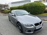 USED 2013 63 BMW 3 SERIES 2.0 320d M Sport Convertible 2dr Diesel Auto Euro 5 (184 ps)-Factory Extras Worth &pound;7,282-1 Former Keeper-Ultra Low Mileage-Finished In Space Grey Metallic With Heated Black Dakota Leather Upholstery. 