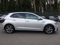 USED 2022 72 VOLKSWAGEN POLO 1.0 TSI R-Line 5d DSG 95 S/S SAT NAV, APPLE CARPLAY / ANDROID AUTO, DIGITAL DASH, FRONT & REAR PARKING SENSORS WITH DISPLAY, LANE ASSIST, ADAPTIVE CRUISE CONTROL, FRONT ASSIST, DYNAMIC ROAD SIGN DISPLAY, ELECTRIC FOLDING HEATED MIRRORS, DAB RADIO, BLUETOOTH, DSG AUTOMATIC GEARBOX, 16 INCH ALLOYS, PRIVACY GLASS, AUTO HEADLIGHTS & WIPERS, LEATHER TIPTRONIC MULTIFUNCTION STEERING WHEEL, FRONT CENTRE ARM REST, SPORT SEATS, BACKGROUND LIGHTS, CLIMATE CONTROL, 4x USB C PORTS, ILLUMINATING VANITY MIRRORS, 1 OWNER, SERVICE HISTORY