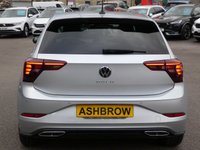 USED 2022 72 VOLKSWAGEN POLO 1.0 TSI R-Line 5d DSG 95 S/S SAT NAV, APPLE CARPLAY / ANDROID AUTO, DIGITAL DASH, FRONT & REAR PARKING SENSORS WITH DISPLAY, LANE ASSIST, ADAPTIVE CRUISE CONTROL, FRONT ASSIST, DYNAMIC ROAD SIGN DISPLAY, ELECTRIC FOLDING HEATED MIRRORS, DAB RADIO, BLUETOOTH, DSG AUTOMATIC GEARBOX, 16 INCH ALLOYS, PRIVACY GLASS, AUTO HEADLIGHTS & WIPERS, LEATHER TIPTRONIC MULTIFUNCTION STEERING WHEEL, FRONT CENTRE ARM REST, SPORT SEATS, BACKGROUND LIGHTS, CLIMATE CONTROL, 4x USB C PORTS, ILLUMINATING VANITY MIRRORS, 1 OWNER, SERVICE HISTORY
