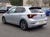USED 2022 72 VOLKSWAGEN POLO 1.0 TSI R-Line 5d DSG 95 S/S SAT NAV, APPLE CARPLAY / ANDROID AUTO, DIGITAL DASH, FRONT & REAR PARKING SENSORS WITH DISPLAY, LANE ASSIST, ADAPTIVE CRUISE CONTROL, FRONT ASSIST, DYNAMIC ROAD SIGN DISPLAY, ELECTRIC FOLDING HEATED MIRRORS, DAB RADIO, BLUETOOTH, DSG AUTOMATIC GEARBOX, 16 INCH ALLOYS, PRIVACY GLASS, AUTO HEADLIGHTS & WIPERS, LEATHER TIPTRONIC MULTIFUNCTION STEERING WHEEL, FRONT CENTRE ARM REST, SPORT SEATS, BACKGROUND LIGHTS, CLIMATE CONTROL, 4x USB C PORTS, ILLUMINATING VANITY MIRRORS, 1 OWNER, SERVICE HISTORY