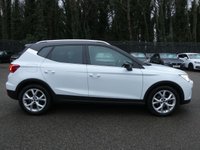 USED 2023 23 SEAT ARONA 1.0 TSI FR 5d 110 S/S FULL LINK FOR APPLE CARPLAY / ANDROID AUTO (GIVES YOU SAT NAV), WIRELESS PHONE CHARGER, REAR PARKING SENSORS, LED LIGHTS, AUTO LIGHTS & WIPERS, ELECTRIC FOLDING DOOR MIRRORS, CRUISE CONTROL & SPEED LIMITER, LANE ASSIST, DAB RADIO, BLUETOOTH PHONE & MEDIA, MANUAL 6 SPEED, TINTED GLASS, BLACK CONTRAST ROOF, ROOF RAILS, 17 INCH ALLOY WHEELS, FRONT FOG LIGHTS, SPORT SEATS, LEATHER FLAT BOTTOM MULTIFUNCTION STEERING WHEEL, 1 OWNER FROM NEW, SERVICE HISTORY