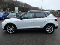 USED 2023 23 SEAT ARONA 1.0 TSI FR 5d 110 S/S FULL LINK FOR APPLE CARPLAY / ANDROID AUTO (GIVES YOU SAT NAV), WIRELESS PHONE CHARGER, REAR PARKING SENSORS, LED LIGHTS, AUTO LIGHTS & WIPERS, ELECTRIC FOLDING DOOR MIRRORS, CRUISE CONTROL & SPEED LIMITER, LANE ASSIST, DAB RADIO, BLUETOOTH PHONE & MEDIA, MANUAL 6 SPEED, TINTED GLASS, BLACK CONTRAST ROOF, ROOF RAILS, 17 INCH ALLOY WHEELS, FRONT FOG LIGHTS, SPORT SEATS, LEATHER FLAT BOTTOM MULTIFUNCTION STEERING WHEEL, 1 OWNER FROM NEW, SERVICE HISTORY