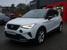 USED 2023 23 SEAT ARONA 1.0 TSI FR 5d 110 S/S FULL LINK FOR APPLE CARPLAY / ANDROID AUTO (GIVES YOU SAT NAV), WIRELESS PHONE CHARGER, REAR PARKING SENSORS, LED LIGHTS, AUTO LIGHTS & WIPERS, ELECTRIC FOLDING DOOR MIRRORS, CRUISE CONTROL & SPEED LIMITER, LANE ASSIST, DAB RADIO, BLUETOOTH PHONE & MEDIA, MANUAL 6 SPEED, TINTED GLASS, BLACK CONTRAST ROOF, ROOF RAILS, 17 INCH ALLOY WHEELS, FRONT FOG LIGHTS, SPORT SEATS, LEATHER FLAT BOTTOM MULTIFUNCTION STEERING WHEEL, 1 OWNER FROM NEW, SERVICE HISTORY