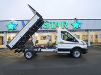USED 2024 74 FORD TRANSIT 350 RWD 2.0 EBL 130 BHP L2 MEDIUM LEADER TIPPER 1 OWNER | REAR WHEEL DRIVE | TOW PACK