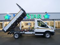 USED 2024 74 FORD TRANSIT 350 RWD 2.0 EBL 130 BHP L2 MEDIUM LEADER TIPPER 1 OWNER | REAR WHEEL DRIVE | TOW PACK